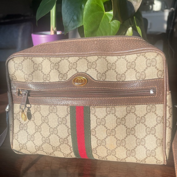 Gucci Handbags - Gucci Shoulder Bag Ophidia Sherry Line Brown